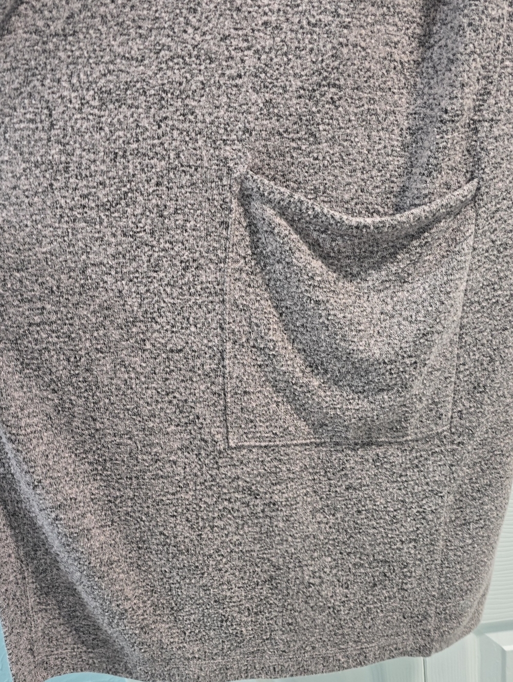 Champion Open-Front Hooded Cardigan - Heather Gray - Picture 5 of 8